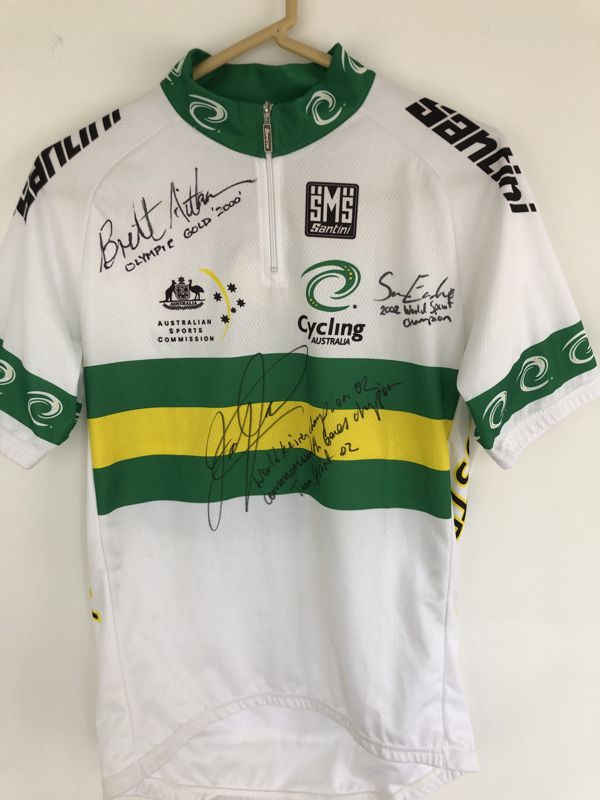 Image of Australian national team road jersey,